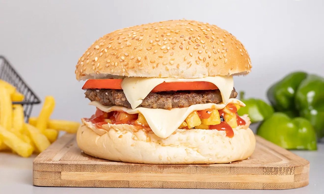 بركر لحم بالجبنة