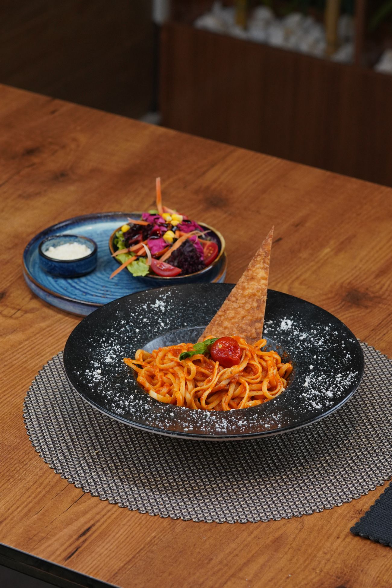 Spagetti Napolitan - Napolitan Sos, Parmesan ile.