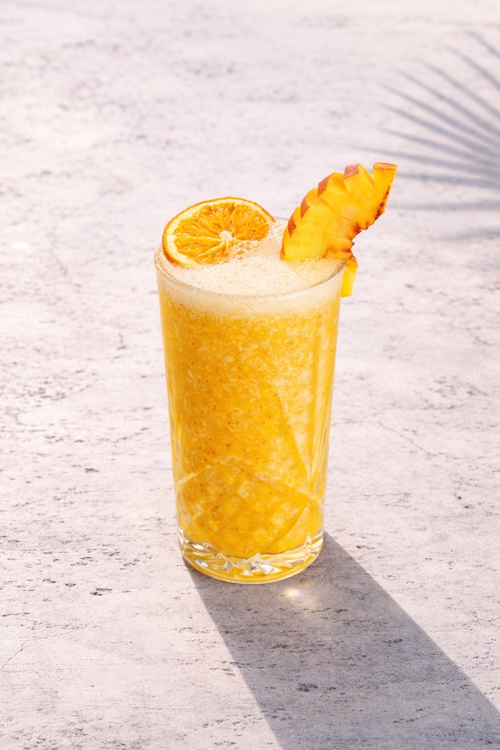 عصير خوخ وبرتقال