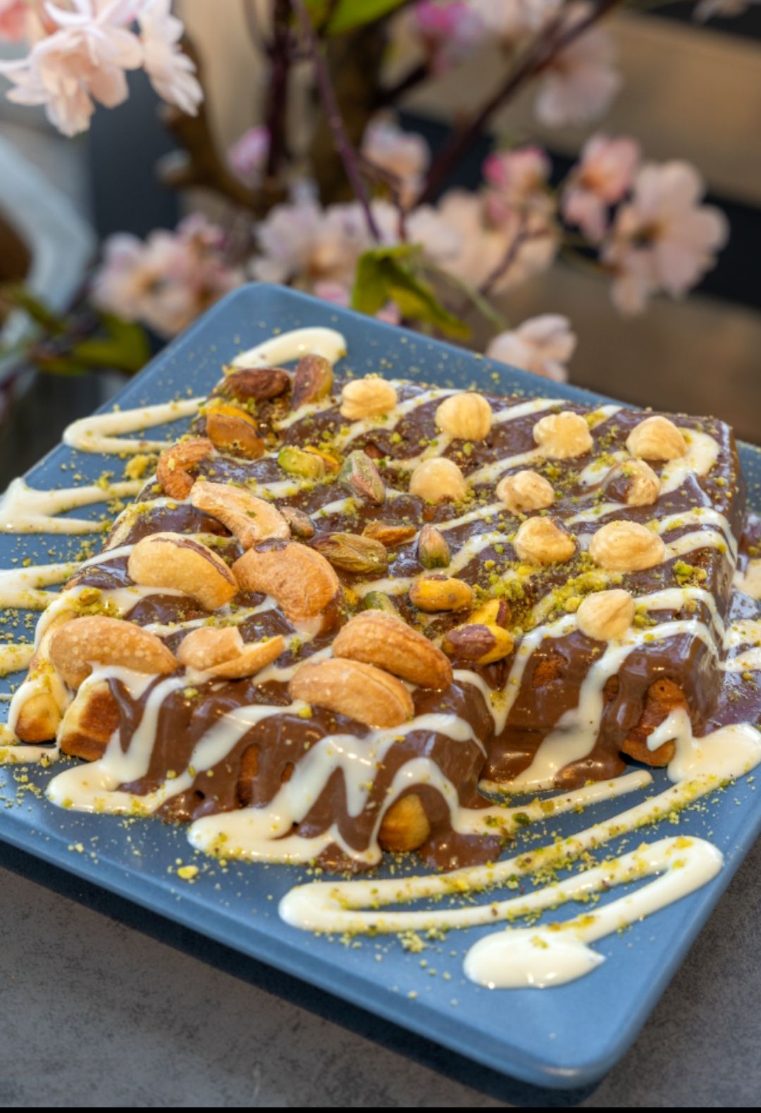 وافل مكسرات