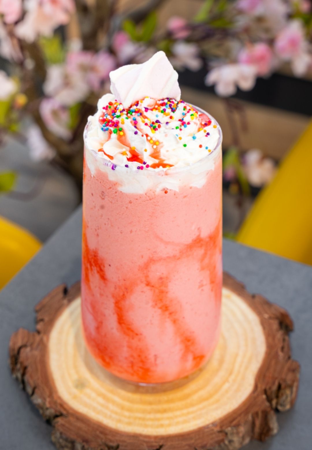 ميلك شيك فراولة